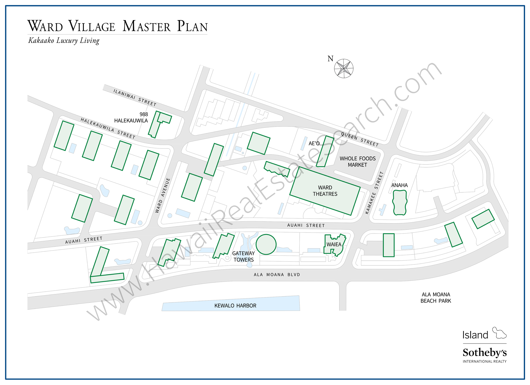 ward village master map